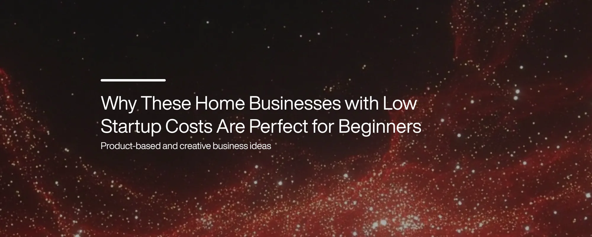 Cover image for Why These Home Businesses with Low Startup Costs Are Perfect for Beginners