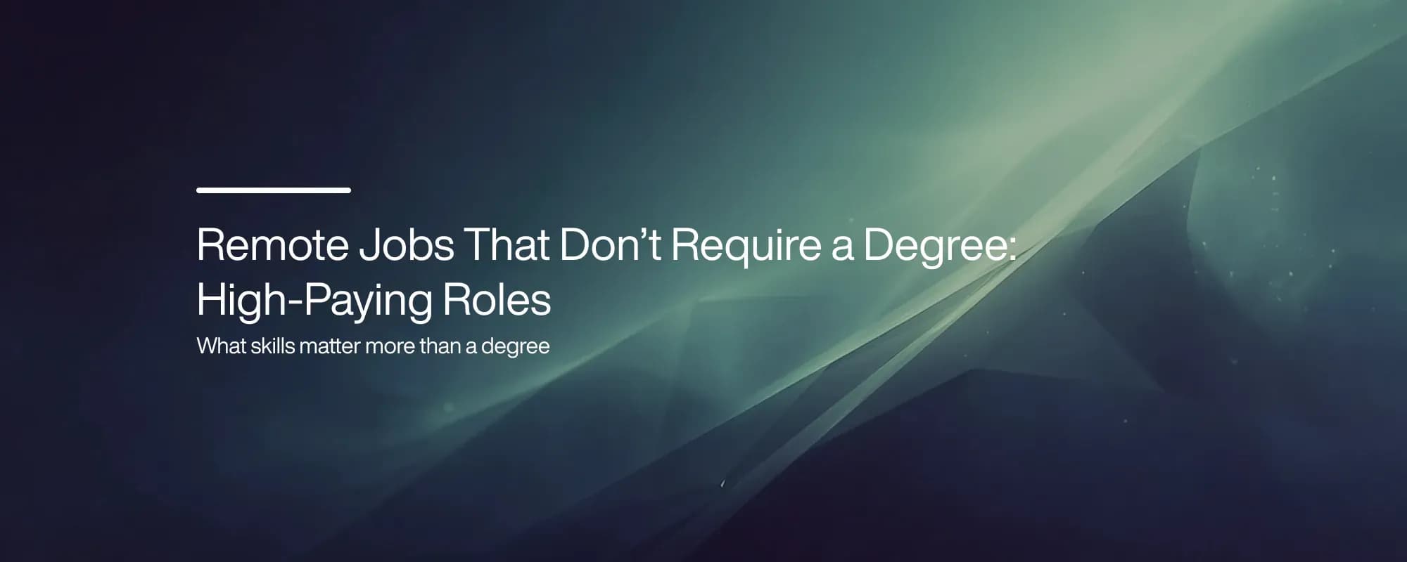 Cover image for Remote Jobs That Don’t Require a Degree: High-Paying Roles
