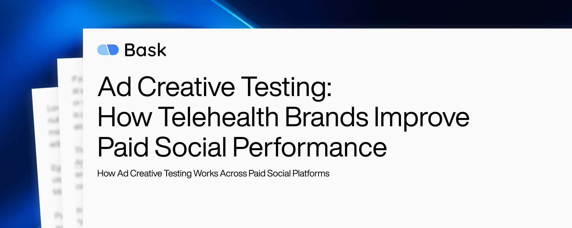 Ad Creative Testing: How Telehealth Brands Improve Paid Social Performance