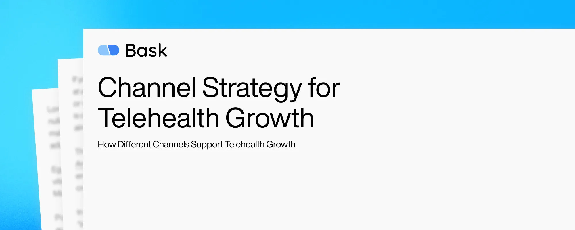 Channel Strategy for Telehealth Growth