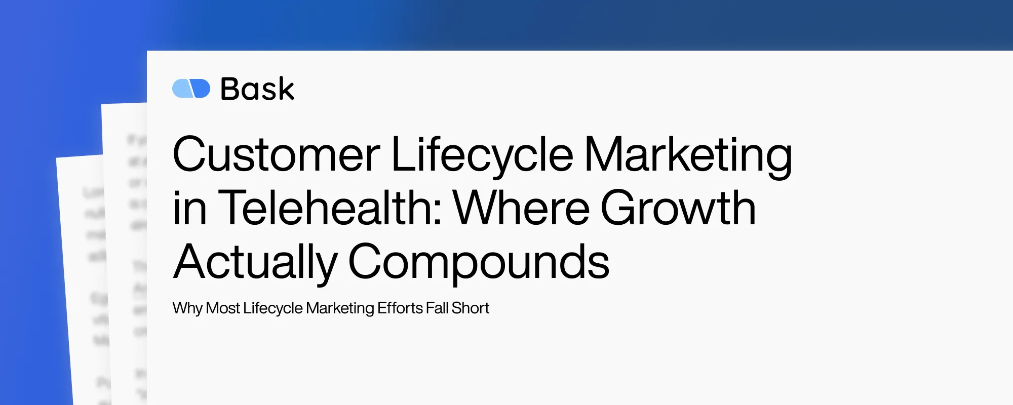 Customer Lifecycle Marketing in Telehealth: Where Growth Actually Compounds