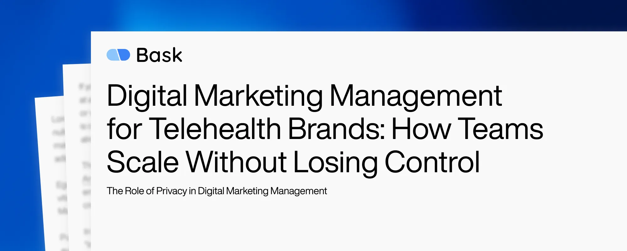 Digital Marketing Management for Telehealth Brands: How Teams Scale Without Losing Control