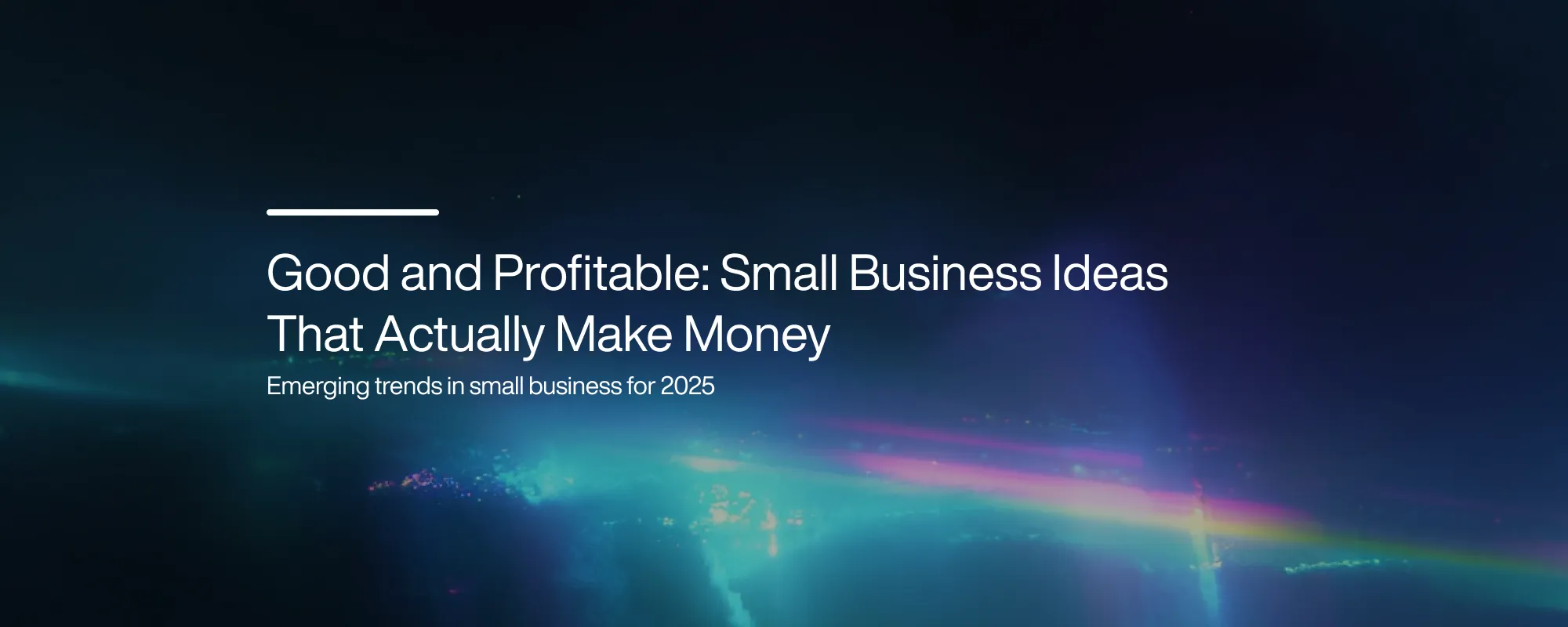 Good and Profitable: Small Business Ideas That Actually Make Money