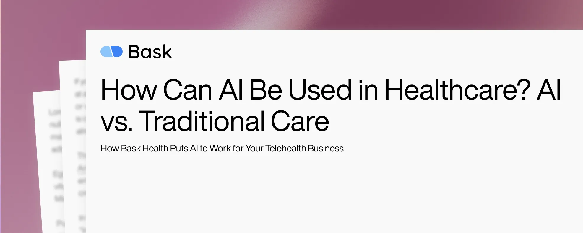 Cover image for How Can AI Be Used in Healthcare? AI vs. Traditional Care 