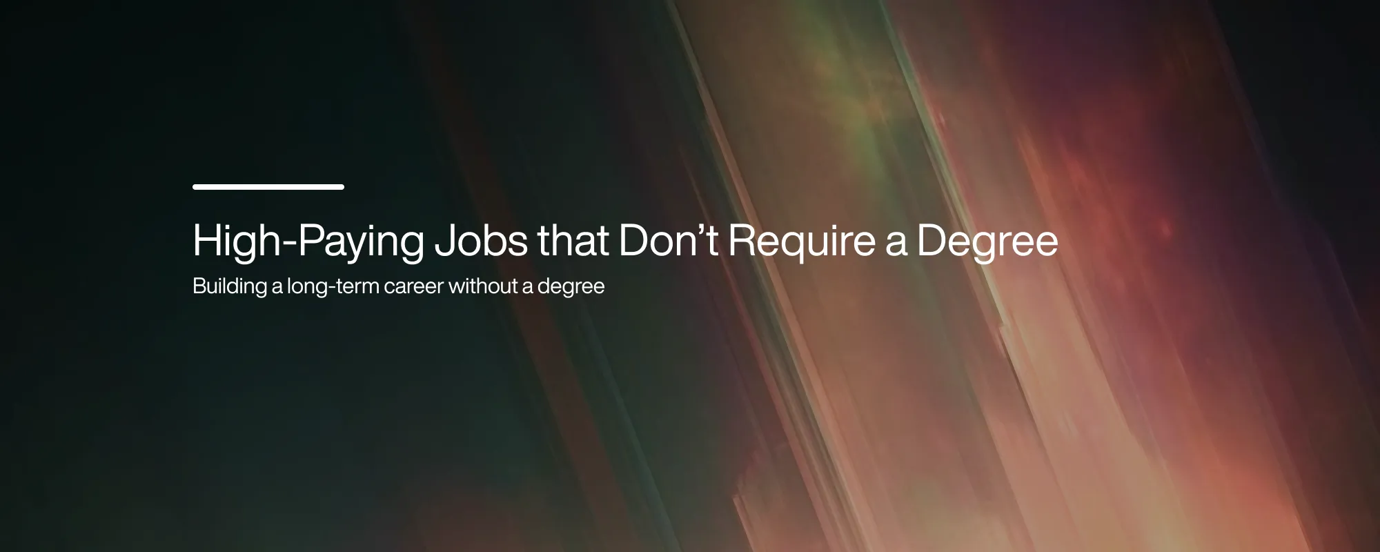 High-Paying Jobs that Don’t Require a Degree