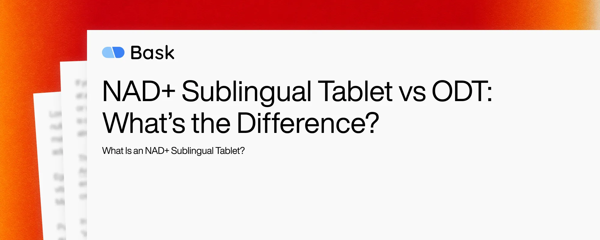 Cover image for Why Wellness Brands Are Exploring NAD+ Dissolving Tablet Formats
