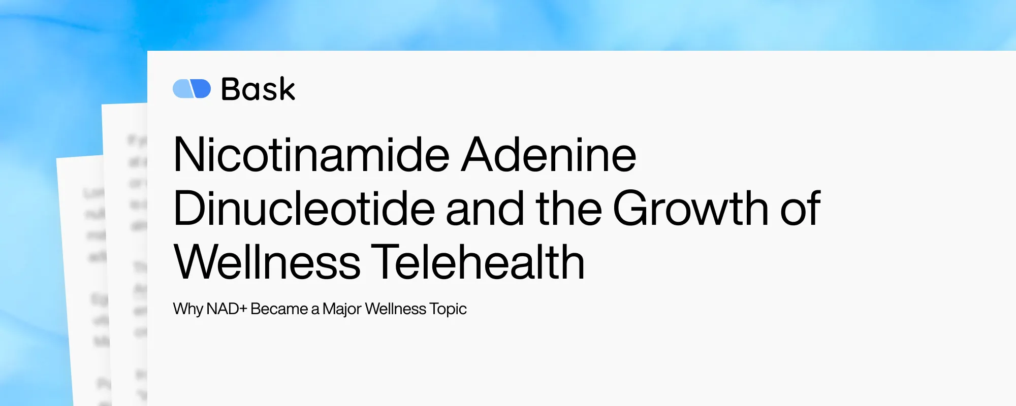 Cover image for Nicotinamide Adenine Dinucleotide and the Growth of Wellness Telehealth
