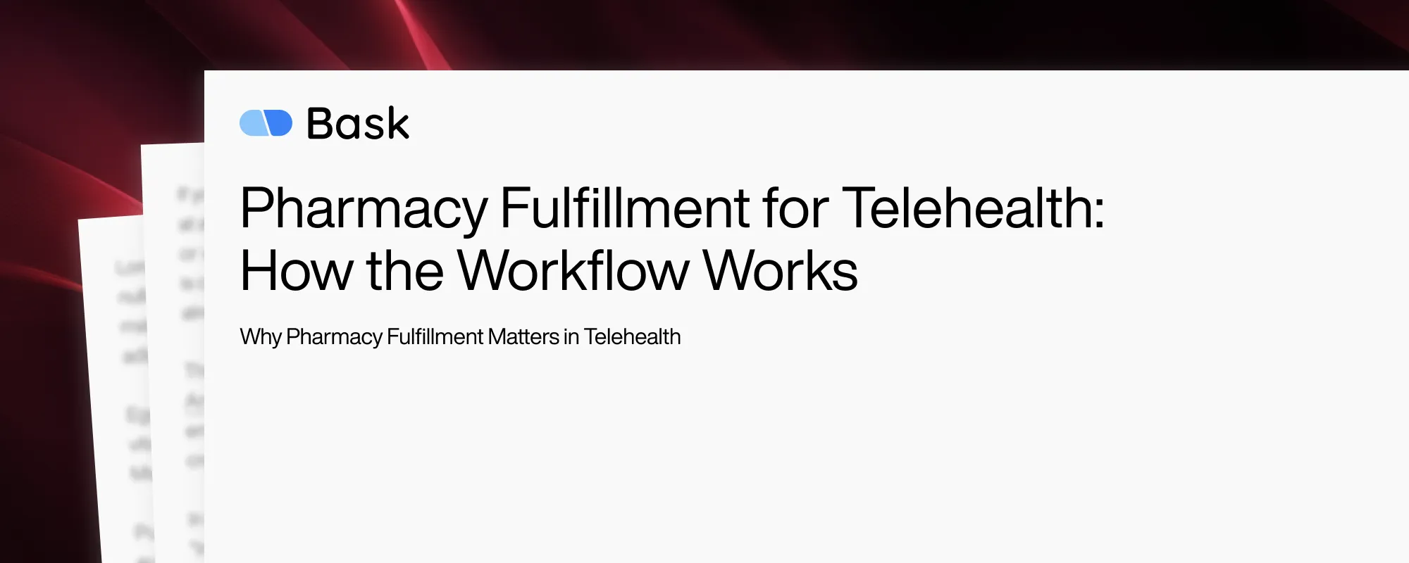 Pharmacy Fulfillment for Telehealth: How the Workflow Works