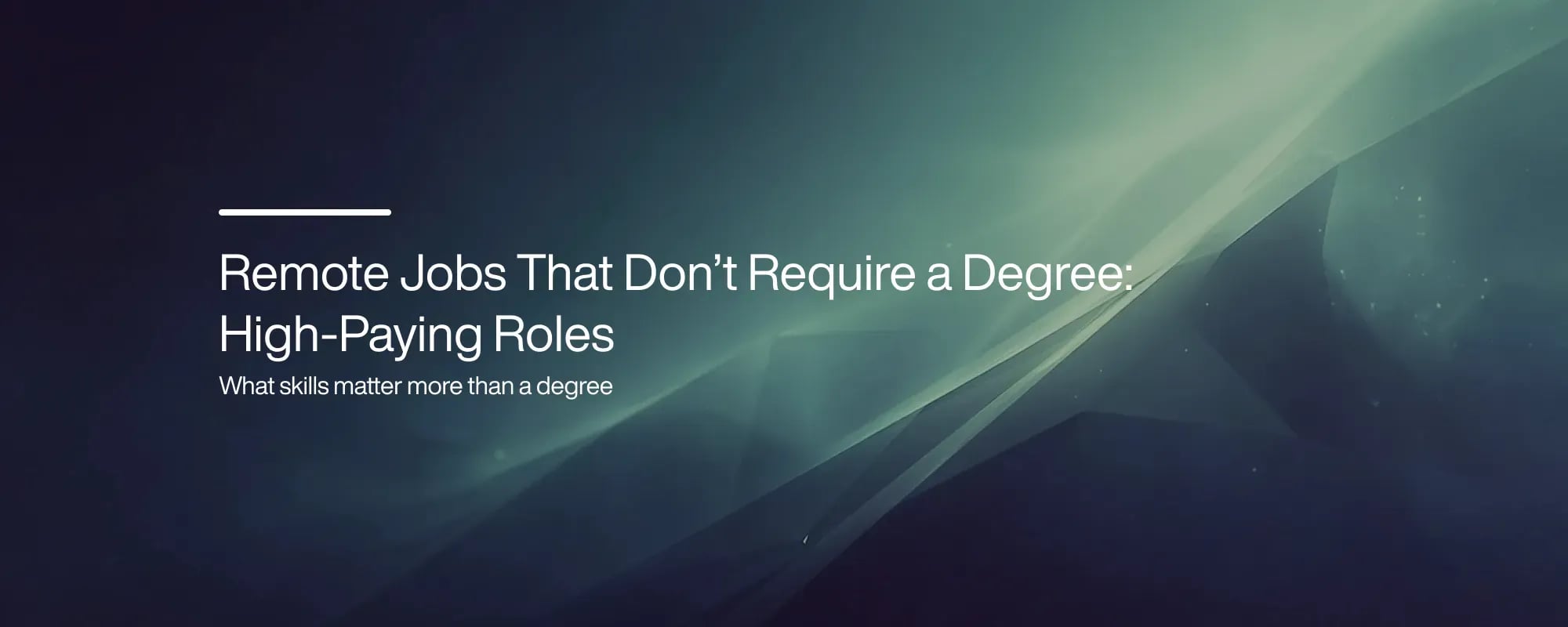 Remote Jobs That Don’t Require a Degree: High-Paying Roles