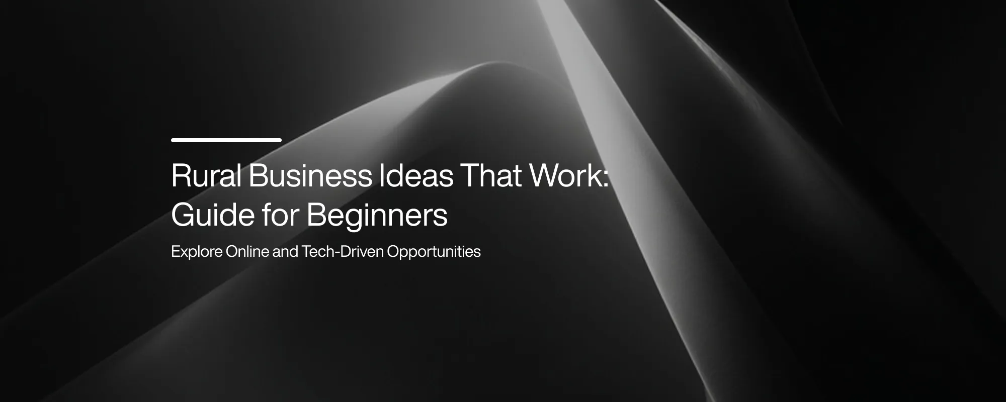 Rural Business Ideas That Work: Guide for Beginners