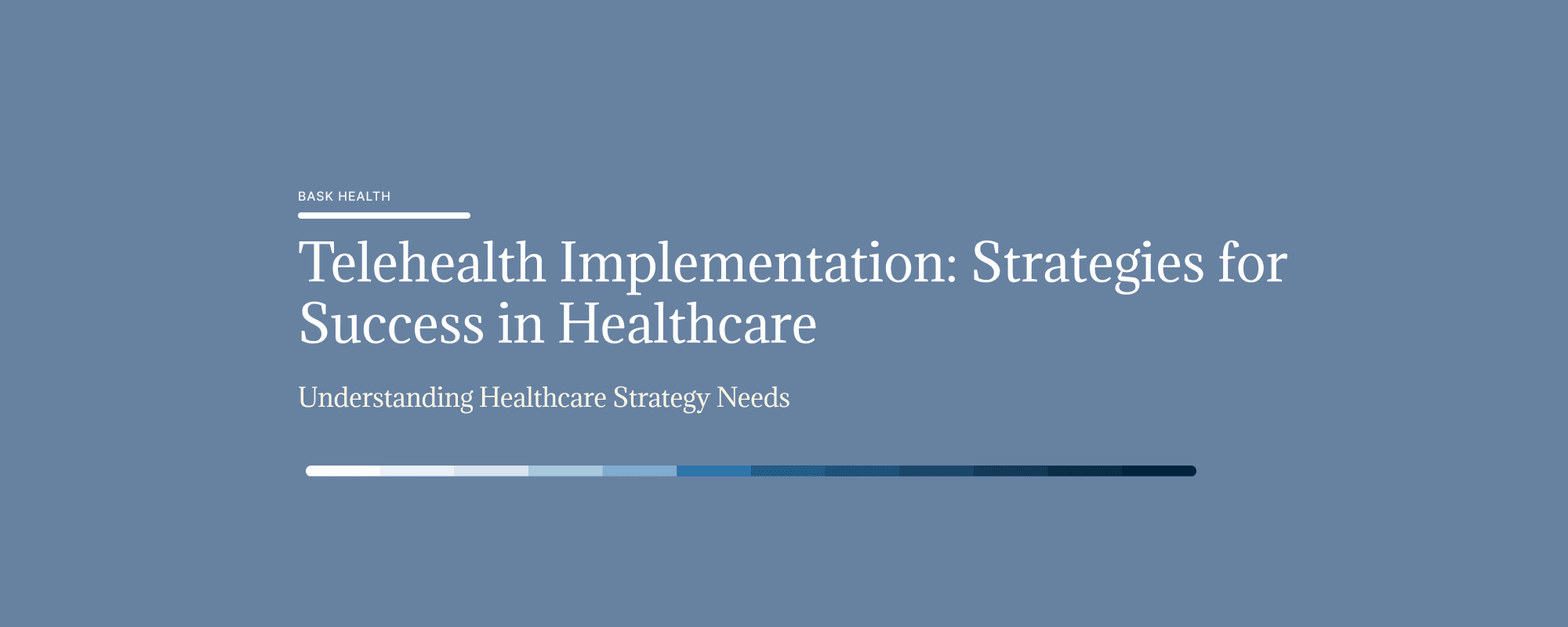 Telehealth Implementation: Strategies for Success in Healthcare