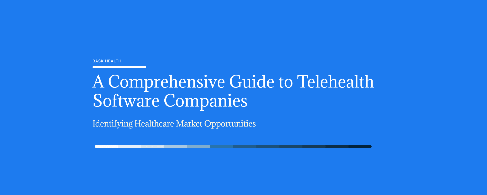 A Comprehensive Guide to Telehealth Software Companies