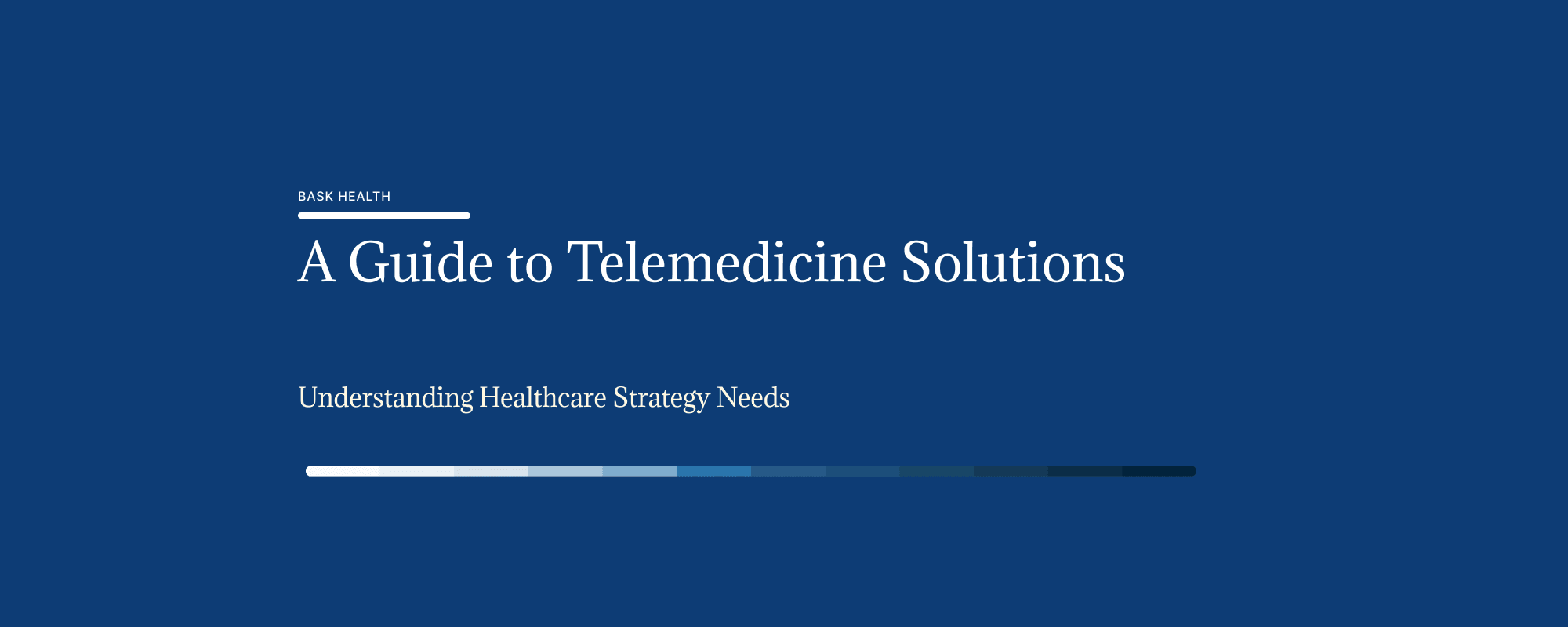 A Guide to Telemedicine Solutions
