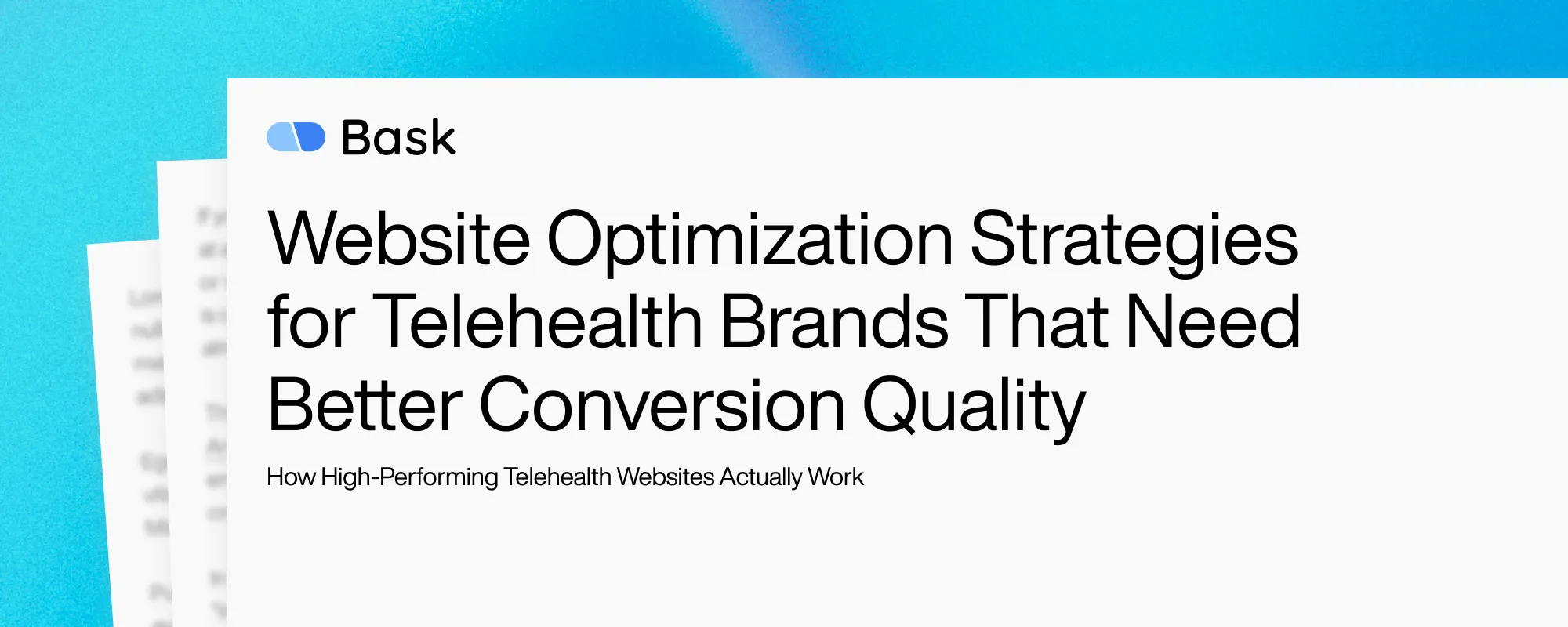Website Optimization Strategies for Telehealth Brands That Need Better Conversion Quality